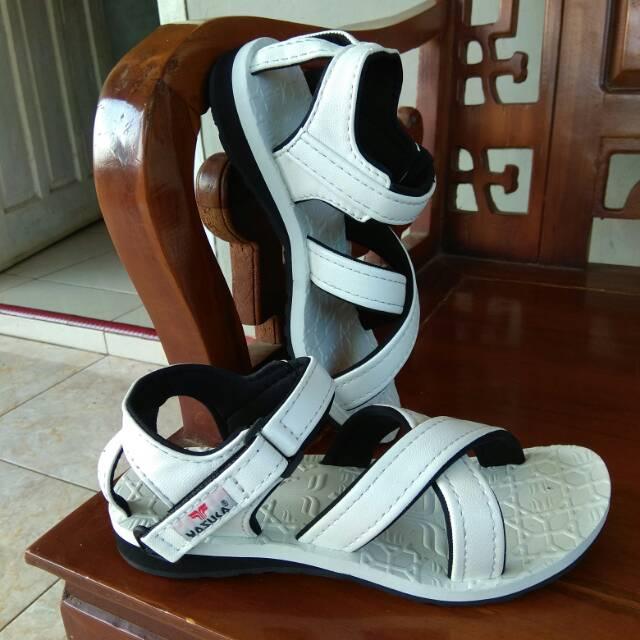 Sandal Yasuka Masagi Original - Sendal Haji dan Umroh Asli Anti Slip Hitam size