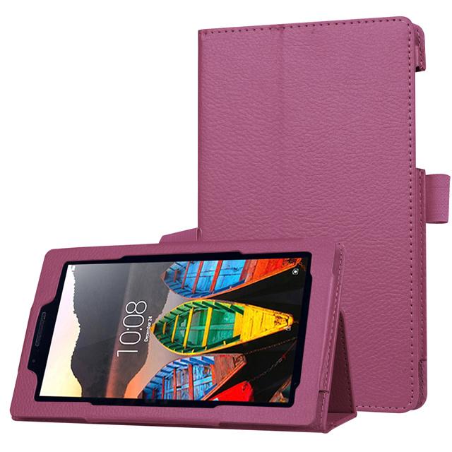 1 Pc/lot Ramping Lipat Penyangga Sarung PU Kulit Case untuk Lenovo Tab 3 7 Esensial Tab3 710F 710I 7.0 Inch tablet Case S Multi-warna