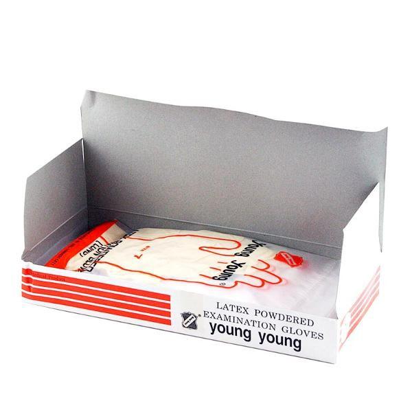 YOUNG YOUNG Sarung Tangan IL LATEX EXAMINATION GLOVES 8.5 Steril Dokte
