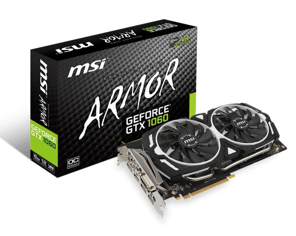 MSI GeForce GTX 1060 6GB DDR5 - Armor 6G OC V1