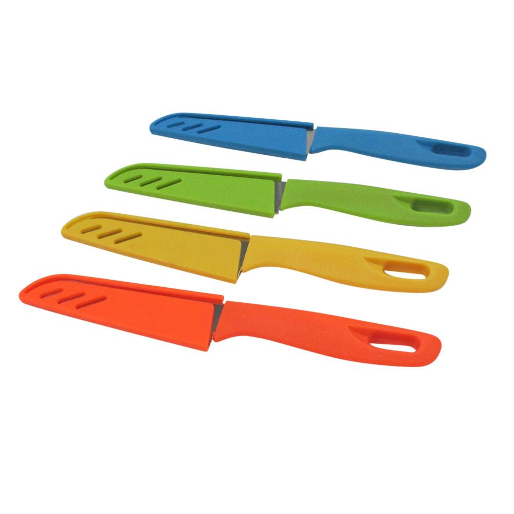 Mitra Loka Pisau Daging + Tuup Set 4Pieces Fullcolour / Pisau Sarung / Pisau Tutup / Pisau Sayur / Pisau Kue / Pisau Sarung / Pisau Tutup / Pisau Tajam / Pisau Murah / Knife / Kitchen Set