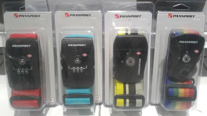 BEST SELLER!!! PASSPORT STRAP KOPER TSA KOMBINASI - ixtTnZ