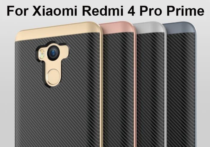 Harga Spesial!! Hardcase Cover Spigen Xiaomi Redmi 4, Pro, Prime Neo Hybrid Carbon - ready stock