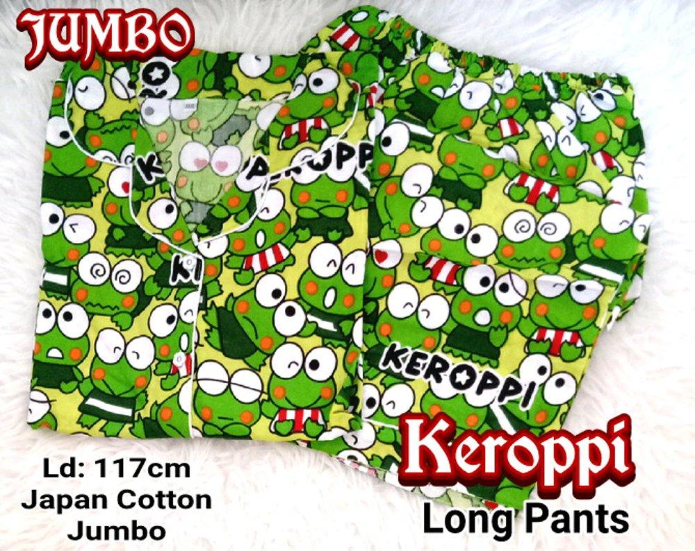 Luvfashion - Piyama JUMBO XXL Keroppi Green