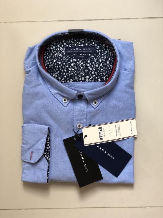 Kemeja Oxford Zara Man Original not Fred Perry Ben sherman Lacoste HNM