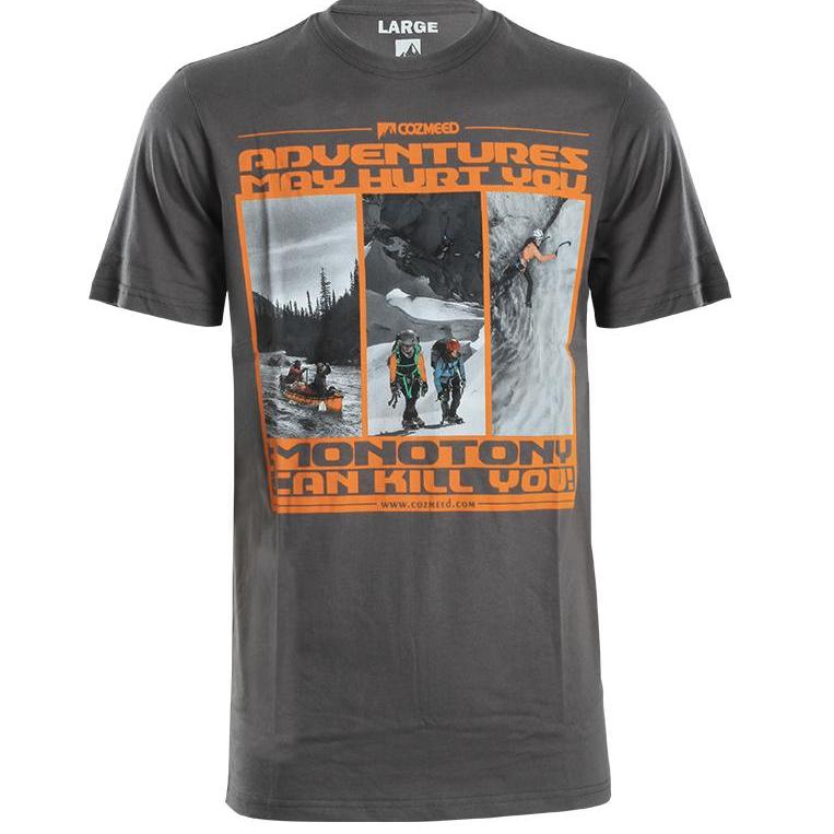kaos cowok lengan pendek Cozmeed monotony