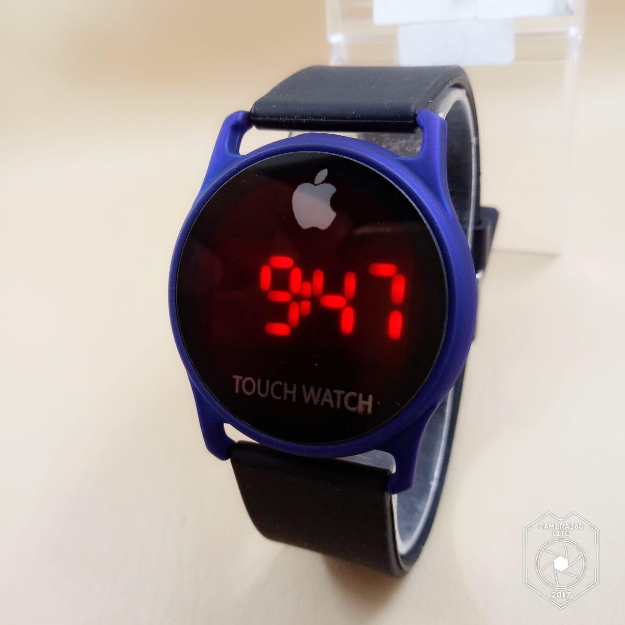 Jam tangan iPhone wanita digital LED layar sentuh
