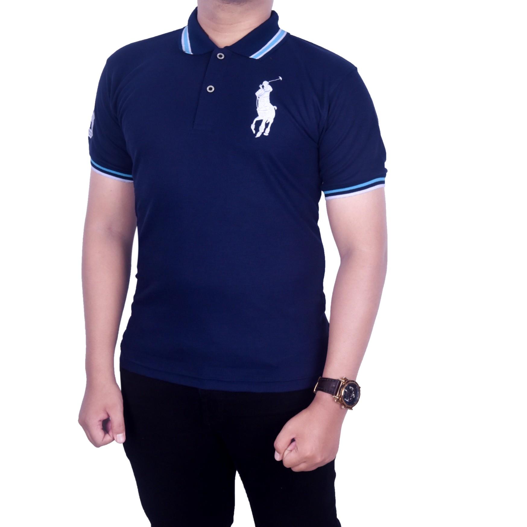 Dgm_Fashion1 Baju Kaos Distro Polo Navy Murah/Kaos Men/T-Shirt Man/Kaos Polos/Kaos Distro/Kaos Casual/Kaos Polo/Kaos Combet/Baju Kaos Pria/Kaos Young Lex/Kaos Long Line/Kaos Baseball IS 3908