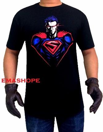 Ema Shope - Kaos Disrto SUPERMAN MATA SINAR T-Shirt Distro Fashion 100 Cotton Combad