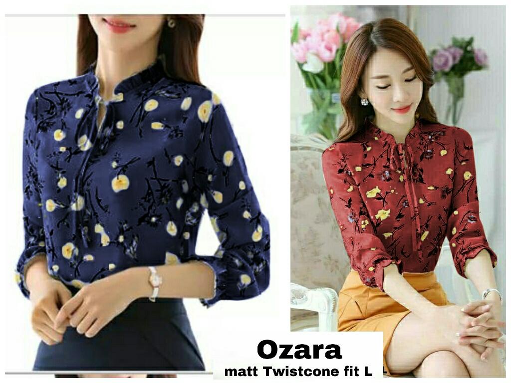 J&C Blouse Ozara / Blouse Wanita / Blouse Twistcone / Atasan Twistcone / Kemeja Twistcone / Atasan Korea / Kemeja Korea / Kemeja Kasual / Kemeja Kantor / Kemeja Lengan Panjang