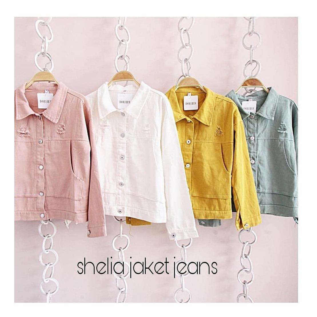 Sweater&Jaket “SF SHEILA” Lucu Untuk Wanita Bahan Fleece Babyterry Kanvas Jeans Santai Murah Keren Trendy Fashionable 2018