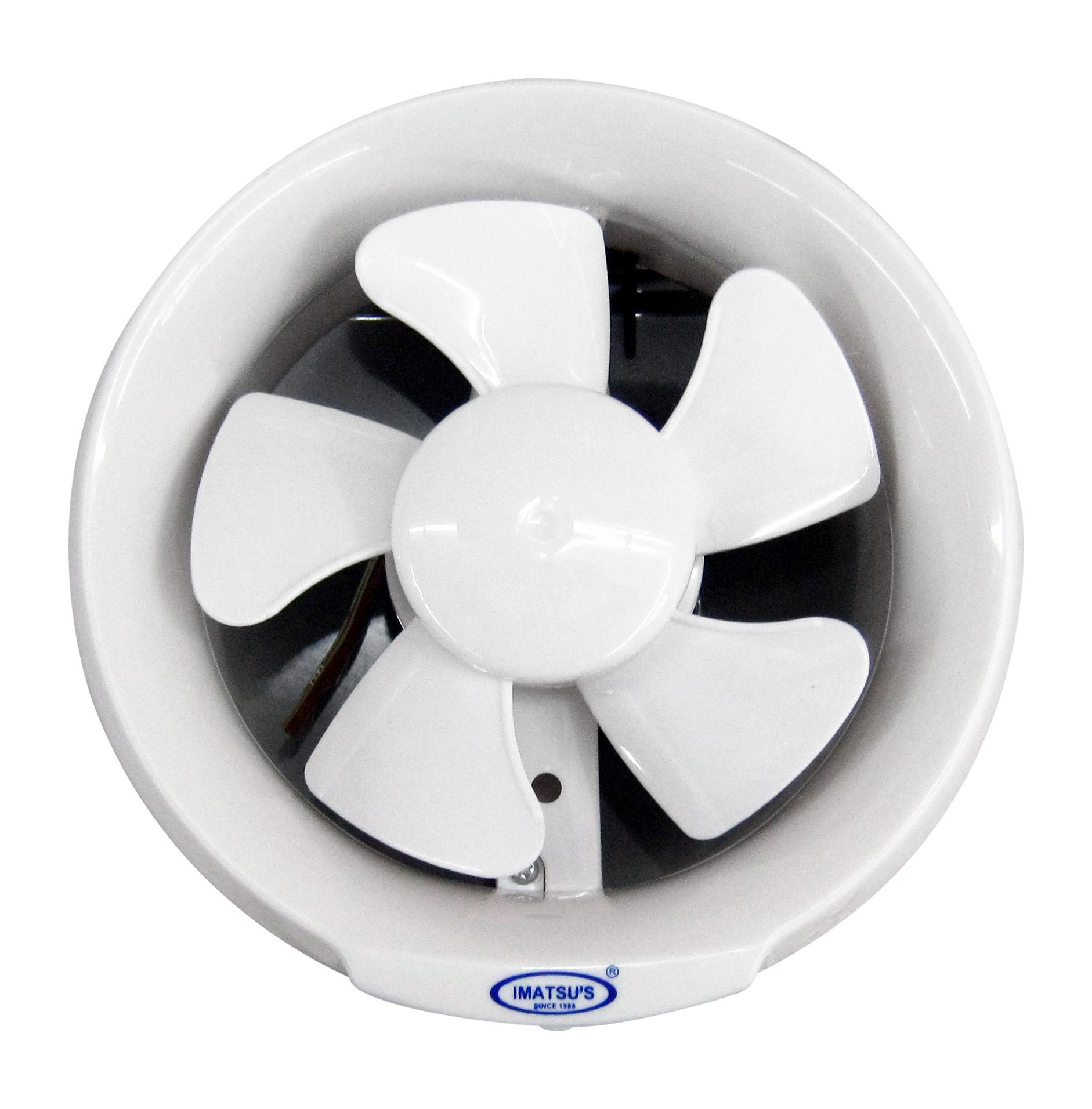 Exhaust Fan Kaca Imatsu APC20AK With LED 8 Inch Rumah Toilet Dapur Restoran Udara Hisap Angin Nyaman Aman Sejuk Dingin Ventilasi Plafon Eksos