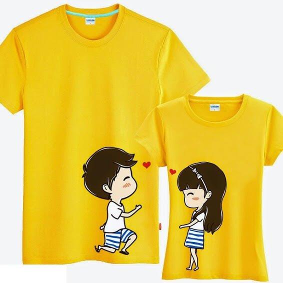 CS - READY STOK T-SHIRT / KAOS COUPLE MARRY ME I SAY LOVE U I KAOS PASANGAN I GOOD QUALITY I COD I BAYAR TEMPAT I