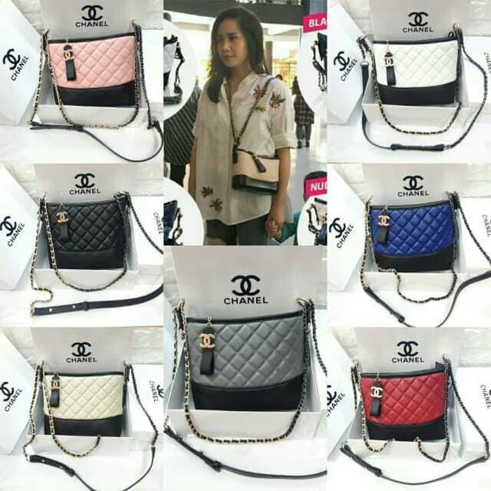 HOT PROMO!!! TAS CHANEL NAGITA GABRIEL SUPER FREE BOX - Merah Muda - OFnHNX