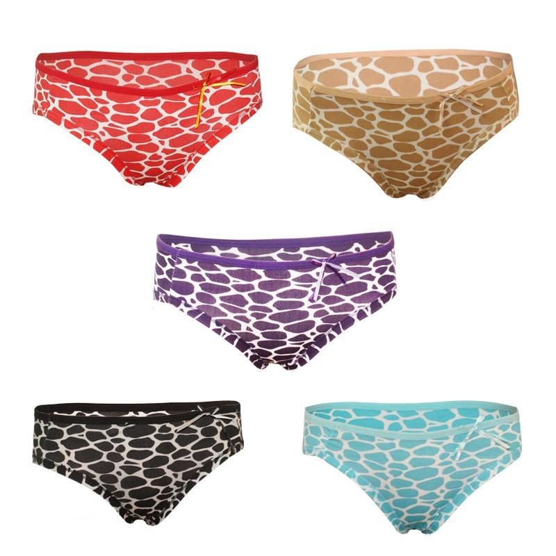 EELIC CDW-3009 5 PCS Celana Dalam Wanita 5 Warna Mix ( MERAH, CREAM, UNGU, BIRU, HITAM ) SHORT Super Soft
