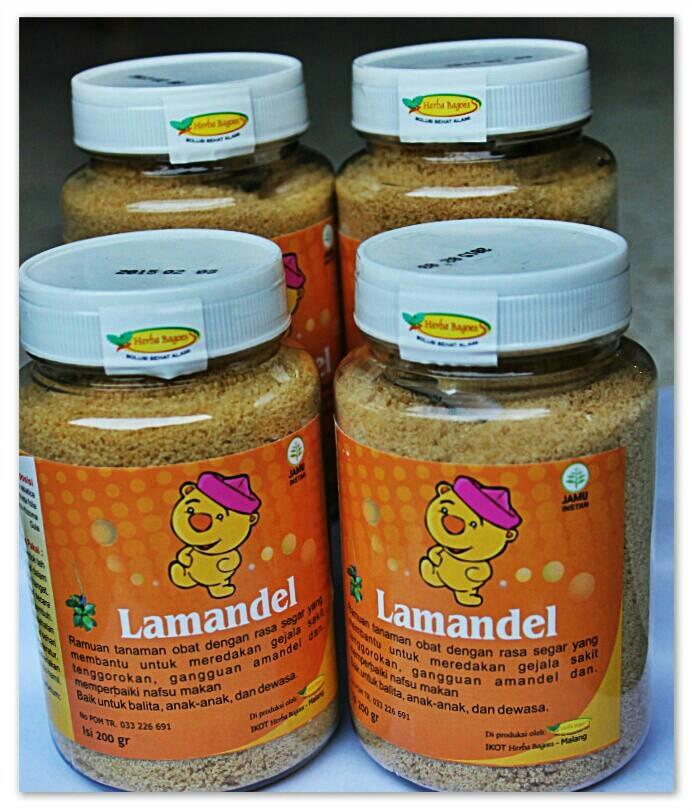LAMANDEL Bubuk Obat Herbal Atasi Amandel