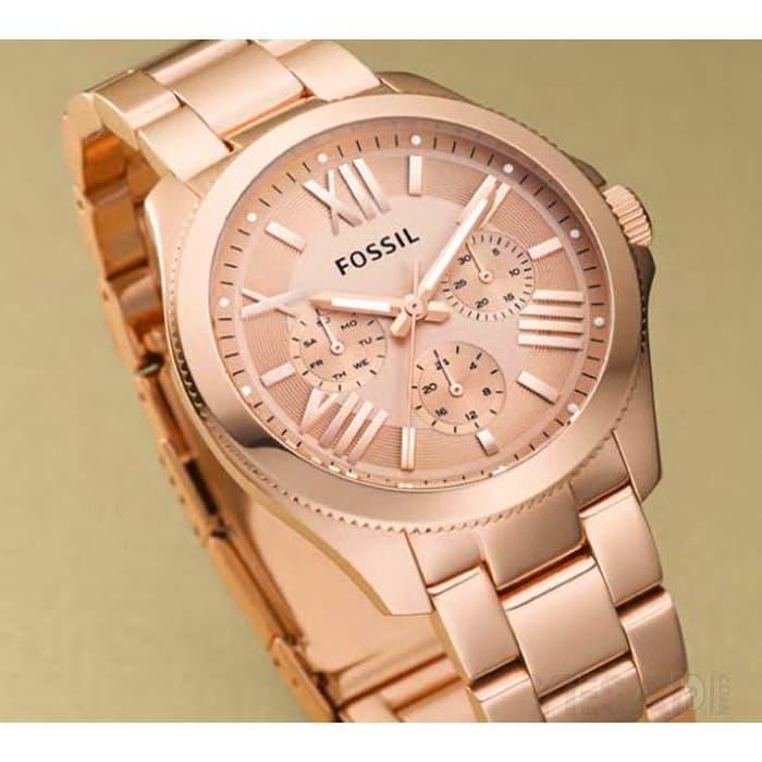 DISKON Jam Tangan Wanita Merk Fossil Original Type : AM 4511 Baterai