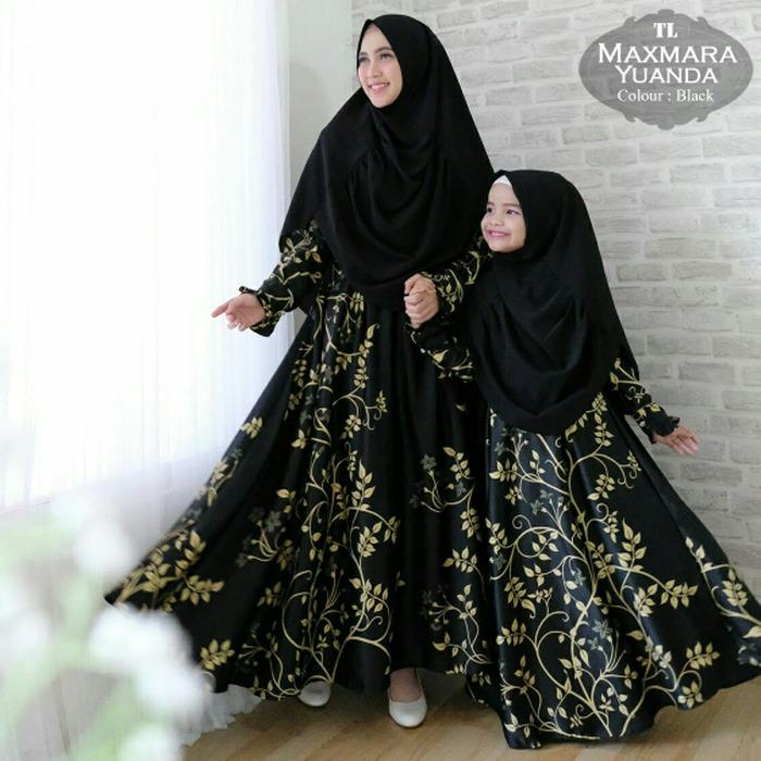 CP Syari Mom n Kid Yuanda Busana Muslim Couple Gamis Ibu dan anak