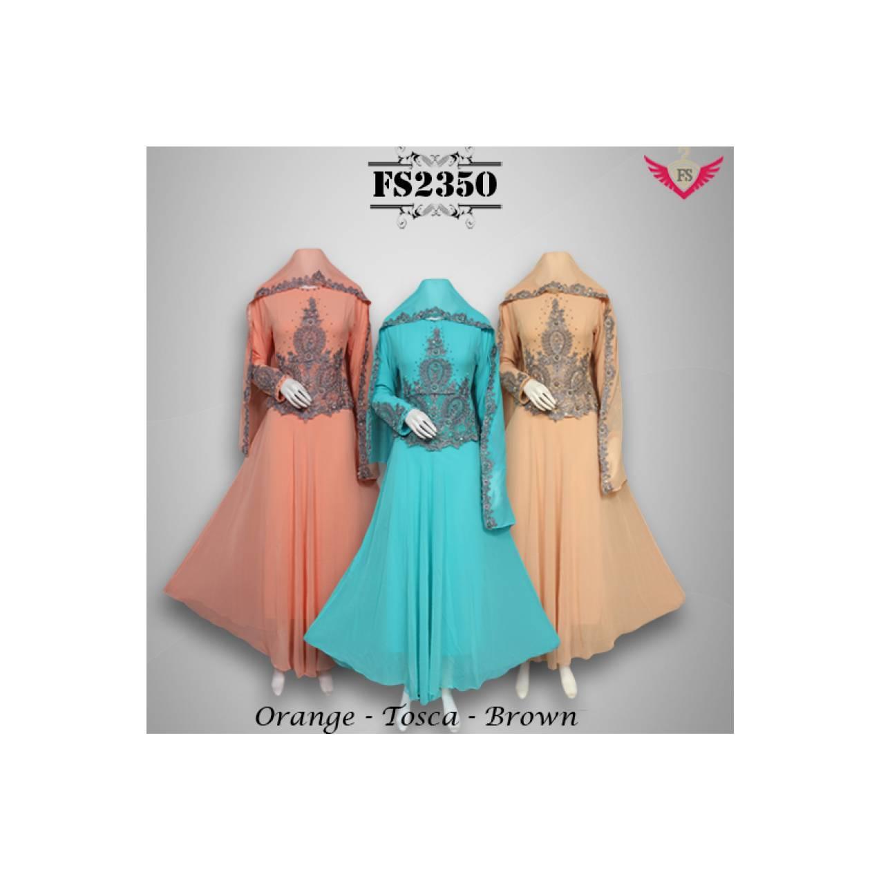 Gaun Pesta Muslimah Ceruty Elvira 2350