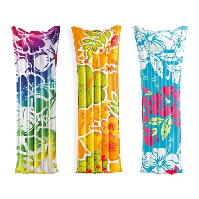 Hemat 10%!! Kasur Intex Motif Inflatable Floating Matras Kolam Renang|Fashion Mat - ready stock
