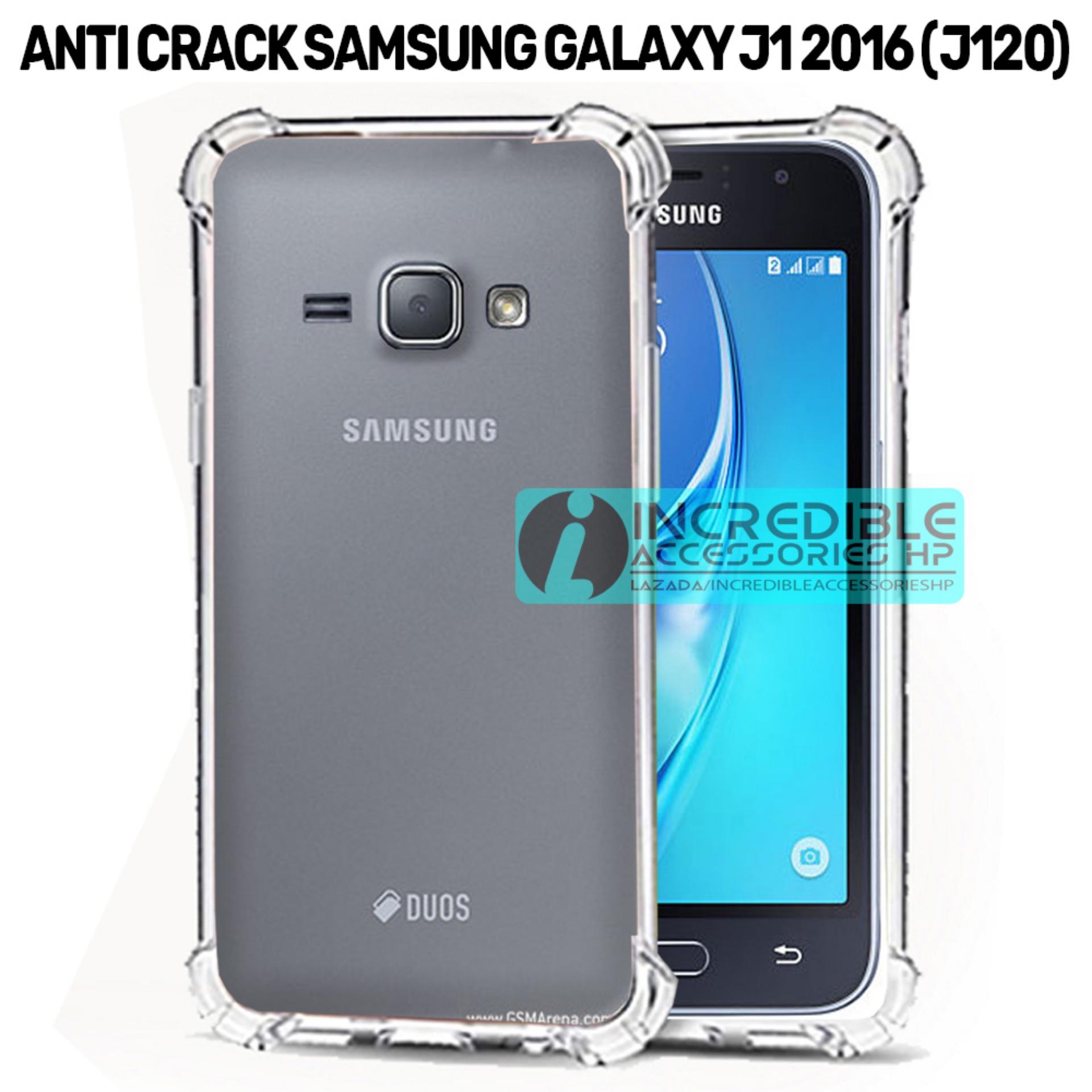Case Anti Shock / Anti Crack Elegant Softcase for Samsung Galaxy J1 2016 (J120) - White Clear