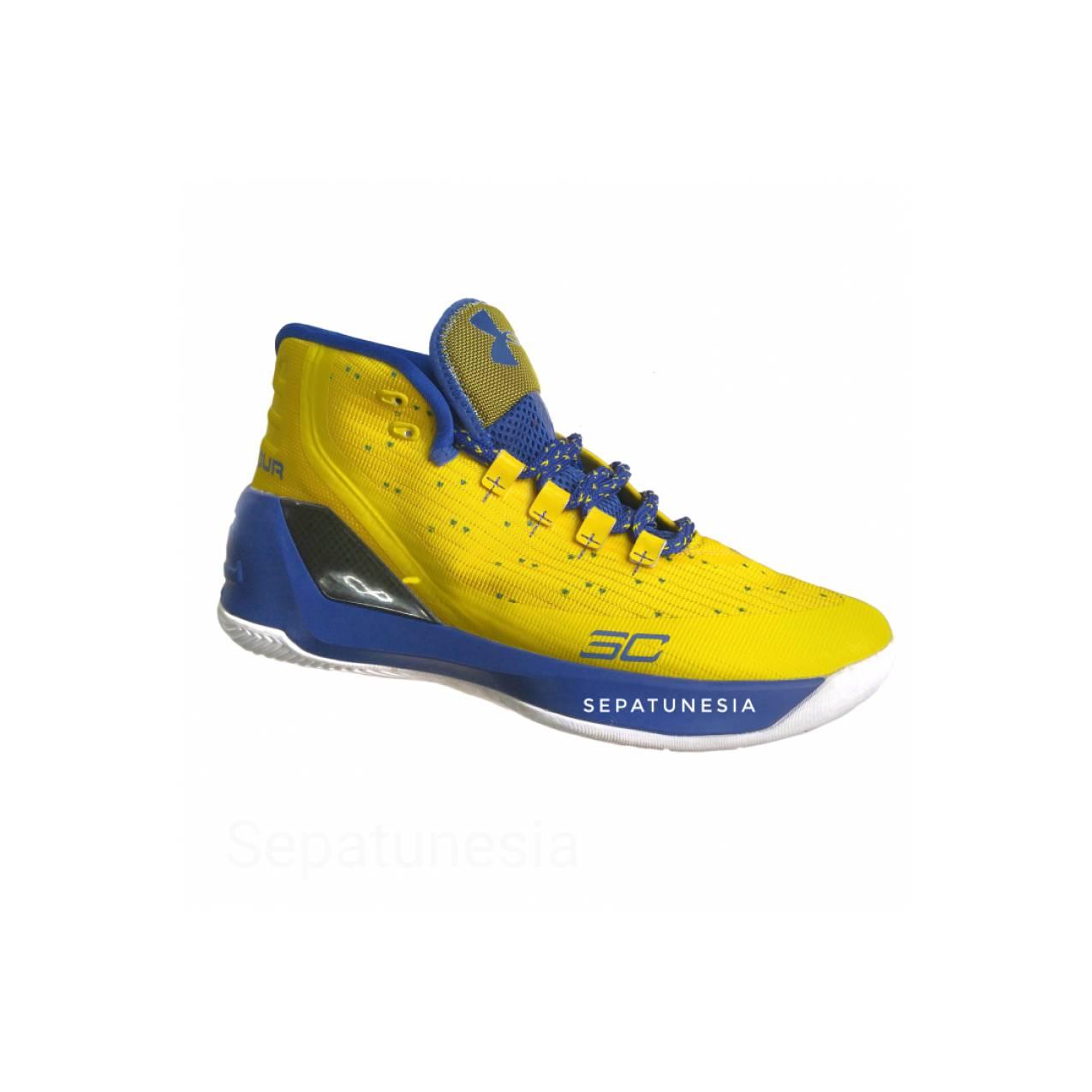 Sepatu Basket MURAH PREMIUM Under Armour Curry 3.0 Yellow Size 40 - 46