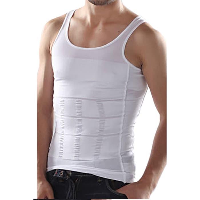 Kaos Baju Pembentuk Perut Six Pack - Pengecil Buncit / Gendut / Gemuk - ySeH4C