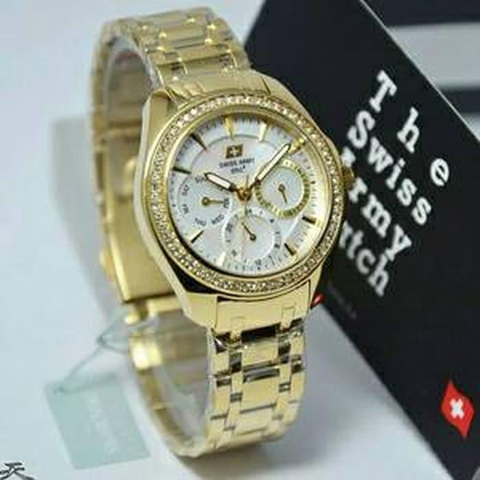 NEW JAM TANGAN WANITA MERK SWISS ARMY ORIGINAL TYPE 2237