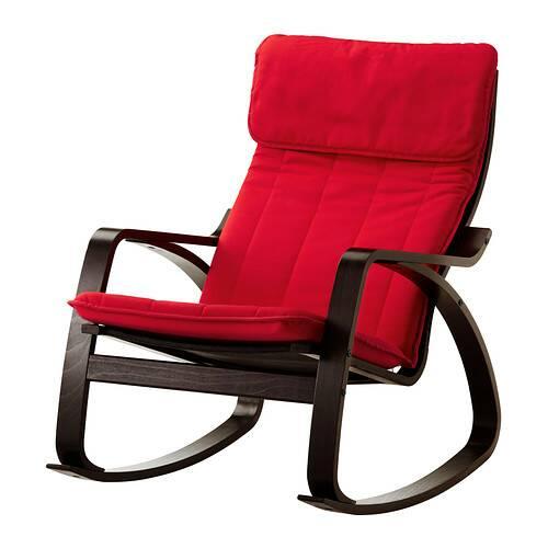 PROMO!! IKEA POANG Kursi Goyang - Hitam cokelat, ransta merah MURAH / BUBBLE 3 LAPIS / ORIGINAL / IKEA ORIGINAL