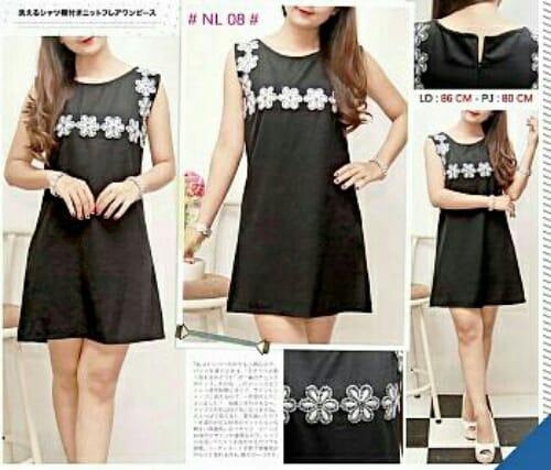 Maestro fashion Dress Wanita NL 08 MUNZEN / Dress Kaos Wanita / Dress T-shirt Wanita / Gaun Kaos Wanita / Dress Santai Wanita / Gaun Remaja/ Gaun Kasual ...