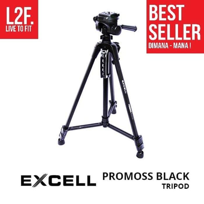 Best Top Seller!! Tripod Excell Promoss Black Takara Somita 100% Original Asli Murah - ready stock