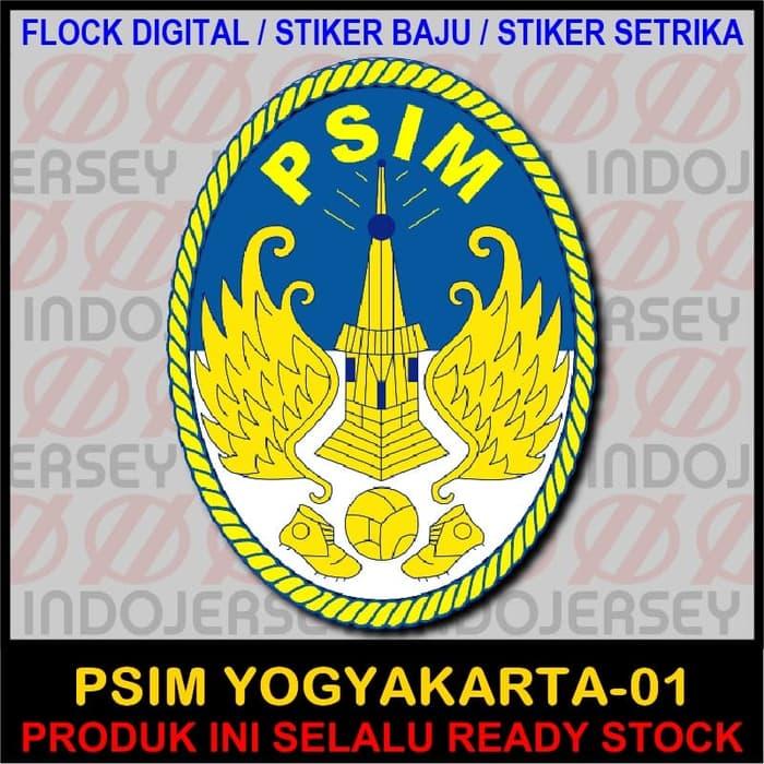 Harga Diskon!! Patch Flock Setrika - Logo Indonesia - Psim Yogyakarta 01 - ready stock