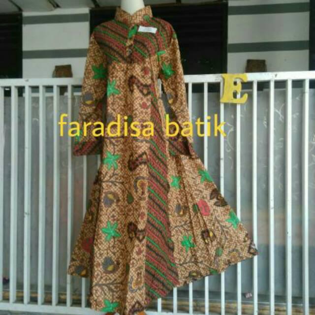 Gamis/longdress batik merk hap model hana kode e parang wahyu