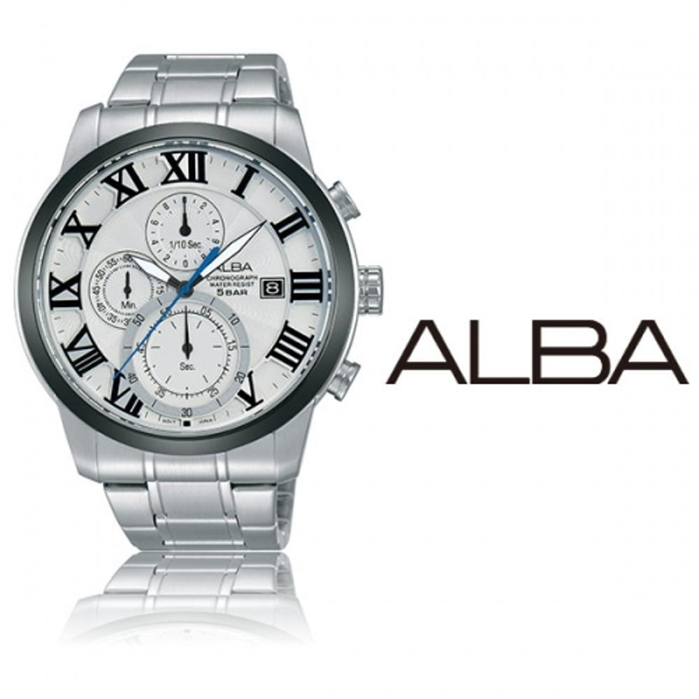Alba Prestige AM3169X1 Chrono Roman Numeric Hours | Jam Pria AM3169 Best N2jt