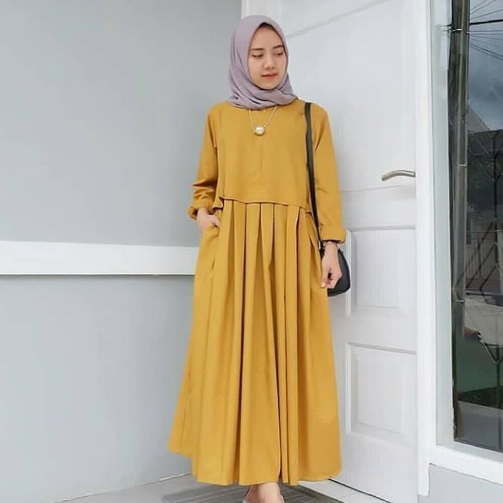 RANIA DRESS MAXY MUSLIM WANITA 