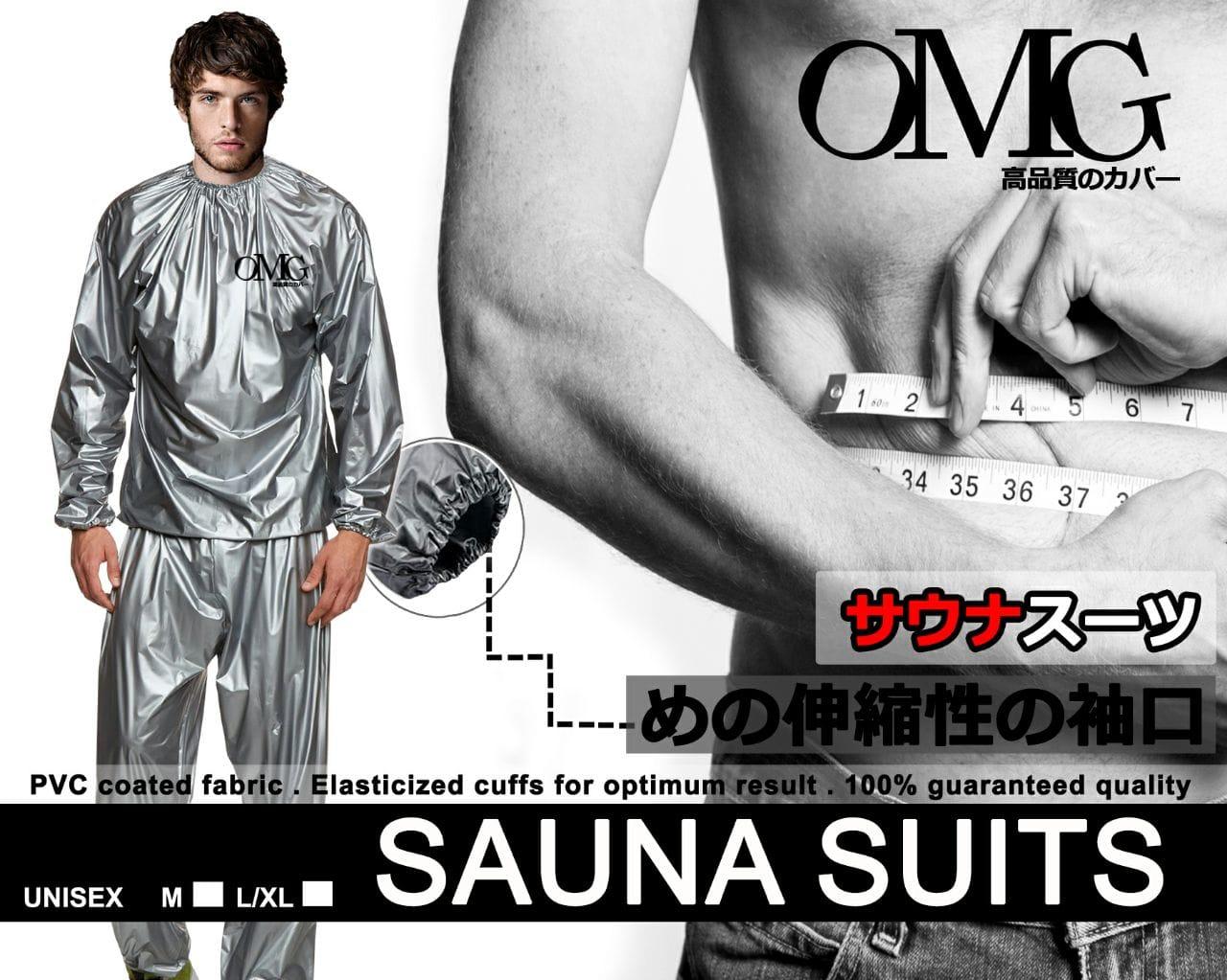 HOT DEALS!! Baju Sauna Suit OMG Jaket Celana Olah Raga Pria Wanita Best Quality - Perak, XL-XXL TERMURAH / MURAH / PACKING RAPIH / PENGIRIMAN CEPAT