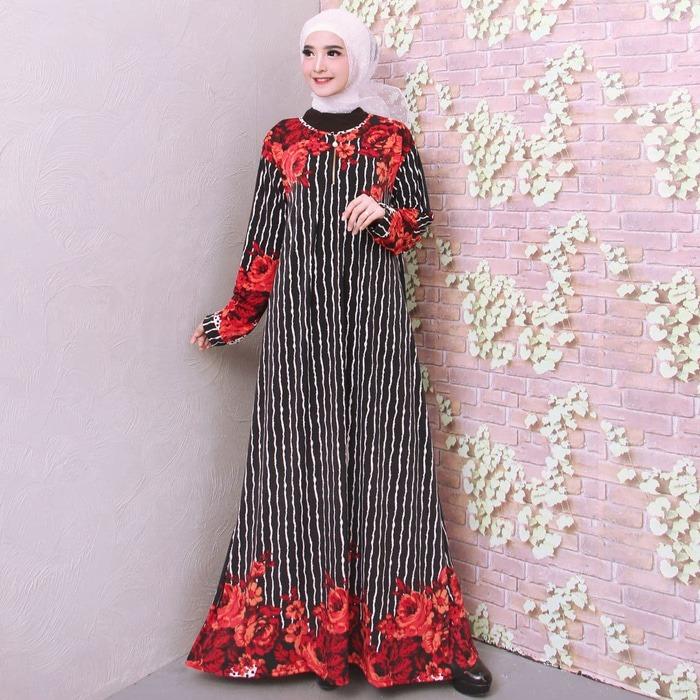 Gamis Busui Jumbo Jersey Korea 5L dan 6L 9668/ 9669