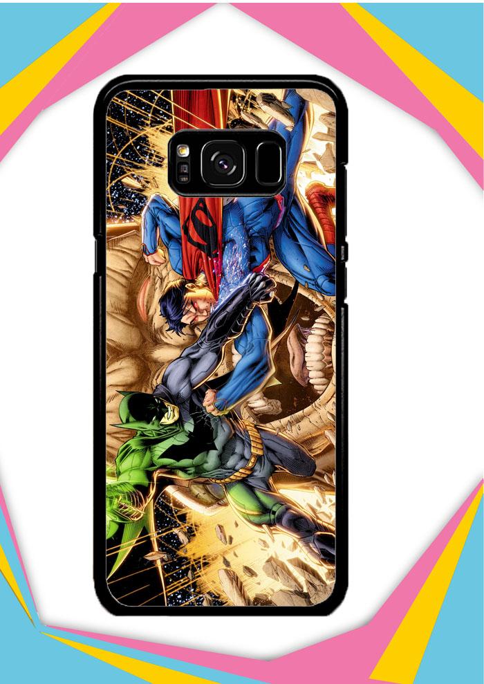 Casing Samsung Galaxy S8 Plus Custom Hardcase superman vs batman Z0484 Case Cover