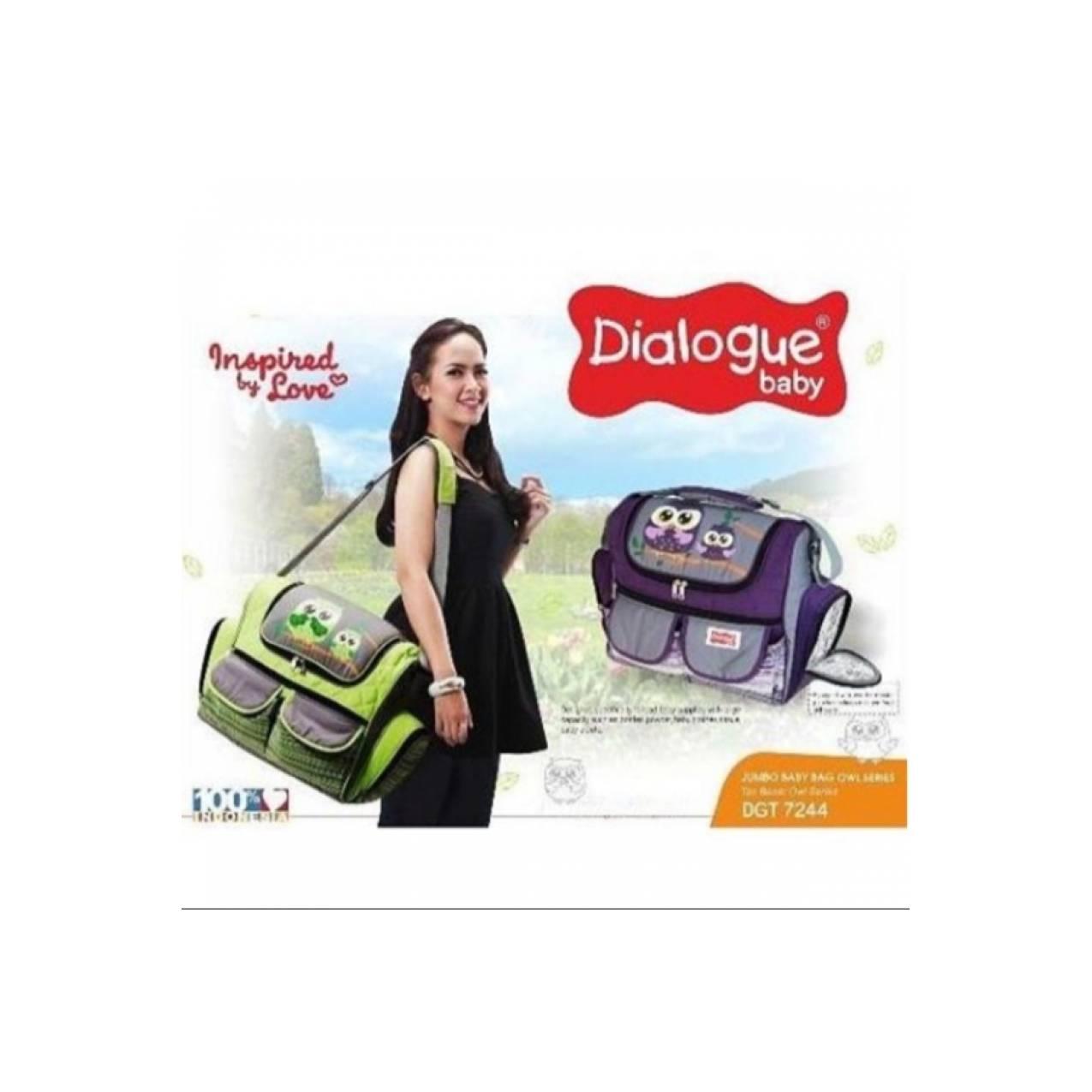 Jual Dialogue Tas Besar Jumbo Bonus MiniBag Owl Series DGT 7237