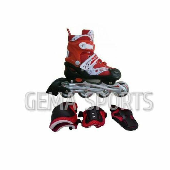 sepatu roda inline skate bajaj 6032 free dekker / sepatu roda terbaru / sepatu roda anak & dewasa / sepatu roda lengkap / sepatu model keren