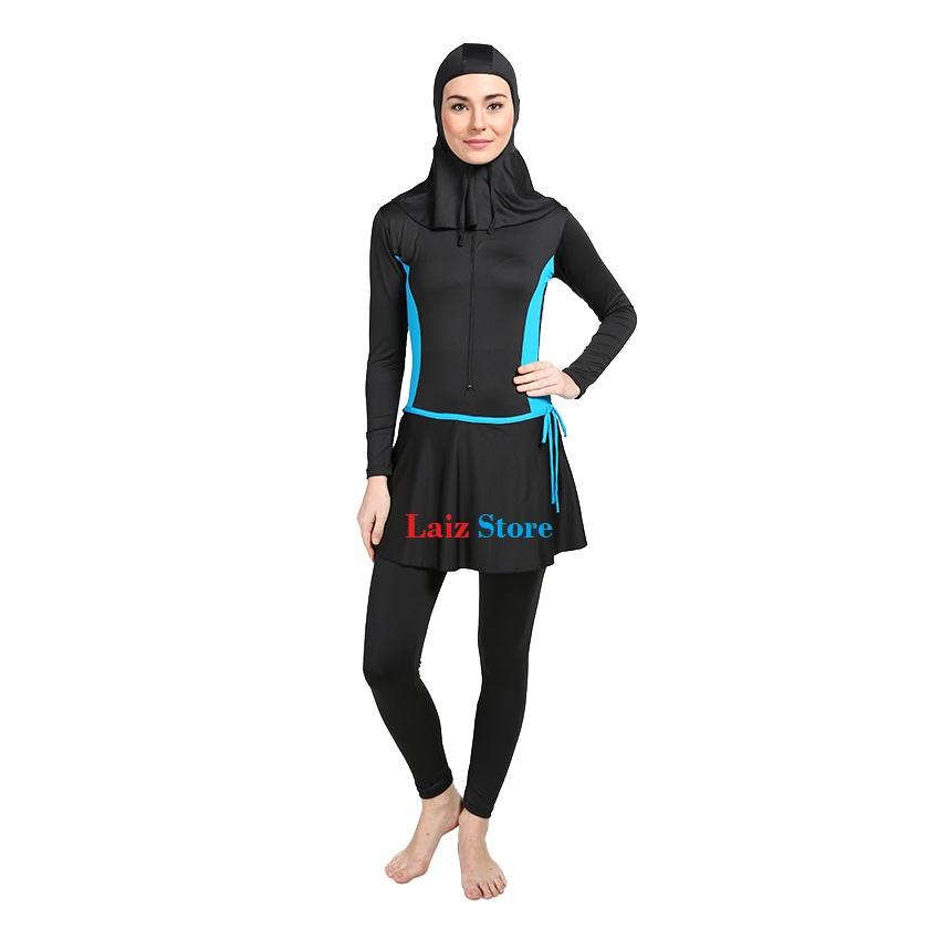 Laiz Baju Renang Muslimah Polos