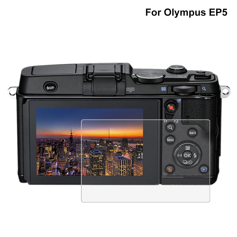 0.3 Mm 9 H Jelas Kaca Antigores Pelindung Layar 2.5D Digital LCD Kamera Film untuk EP5