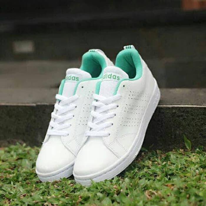 Sepatu Kets Adidas Neo Advantage Women Full Putih White Color Premium