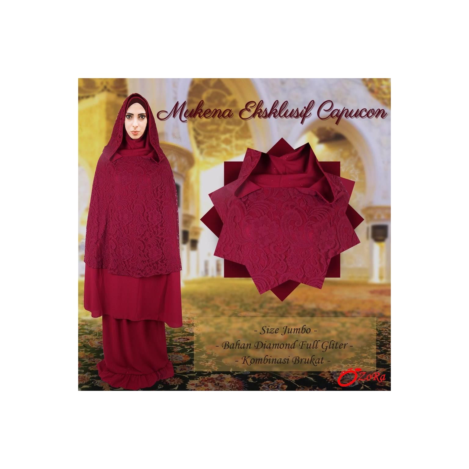 mukena al gani al ghani algani alghani MURAH capucon elegan brukat