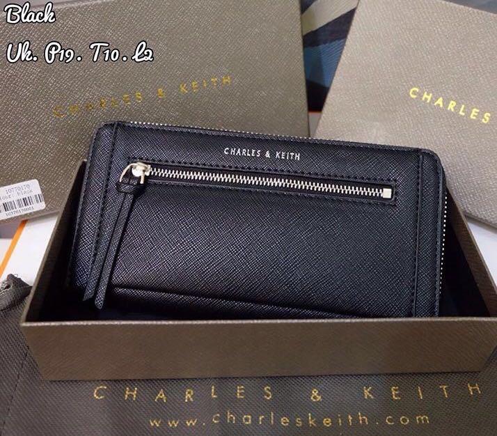 DOMPET WANITA ORIGINAL CHARLES AND KEITH ZIPPER ORIGINAL (ORI)