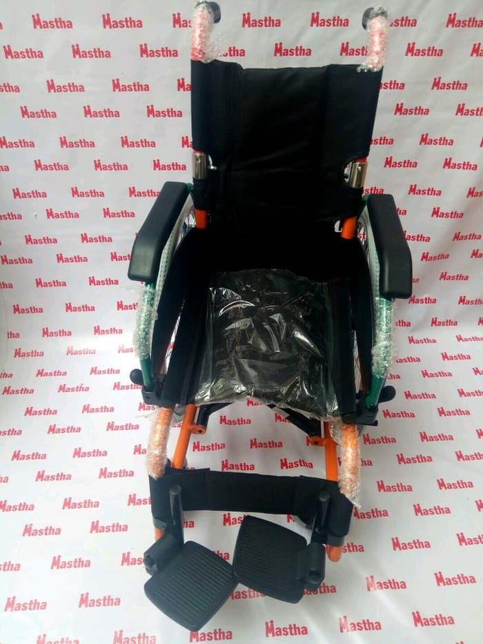 Kursi Roda Aluminium Anak Child GEA FS980LA Patahan + Dua Double Jok