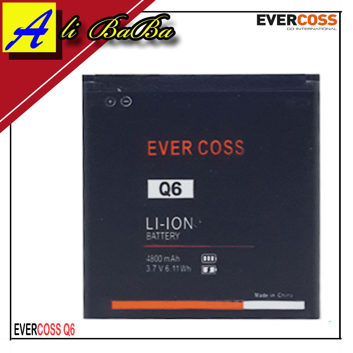 Baterai Handphone Evercoss Q6 Double Power Evercoss Batre HP Evercoss
