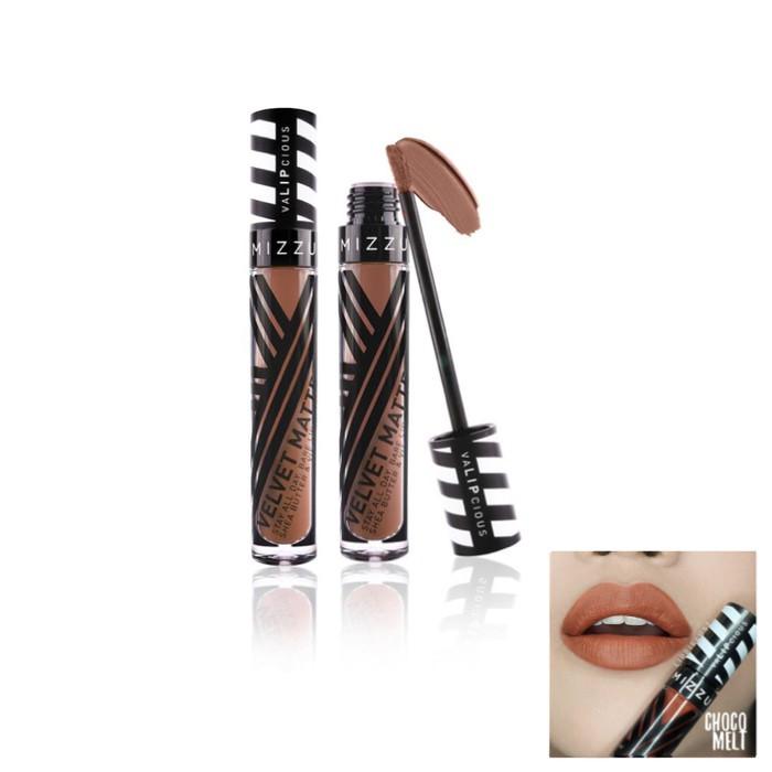 MIZZU LIPSTICK VALIPCIOUS VELVET MATTE CHOCO MELT - LIPSTIK COKLAT -
