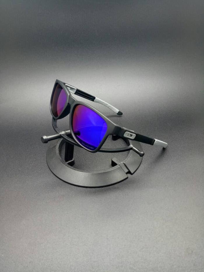 diskon 10%!! Kacamata Oakley Catalyst Black Blue Kacamata Pria Polarized Murah Gaya - ready stock