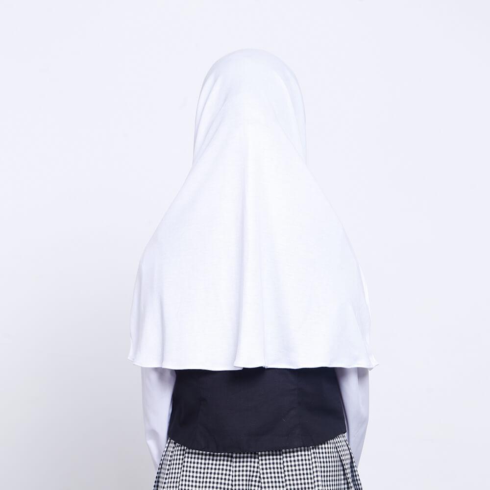 KERUDUNG ANAK / KERUDUNG SEKOLAH ZOYA / BERGO / HIJAB INSTAN SMALL - CEMERLANGMINI